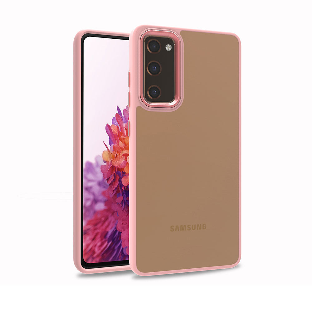 Galaxy S20 FE Kılıf Zore Flora Kapak Rose Gold