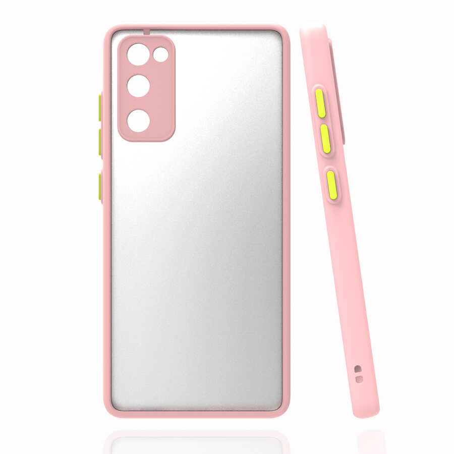 Galaxy S20 FE Kılıf Zore Hux Kapak Pembe