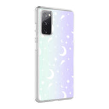 Galaxy S20 FE Kılıf Zore M-Blue Desenli Kapak Moon No4