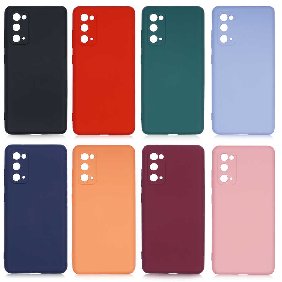 Galaxy S20 FE Kılıf Zore Mara Lansman Kapak Kırmızı