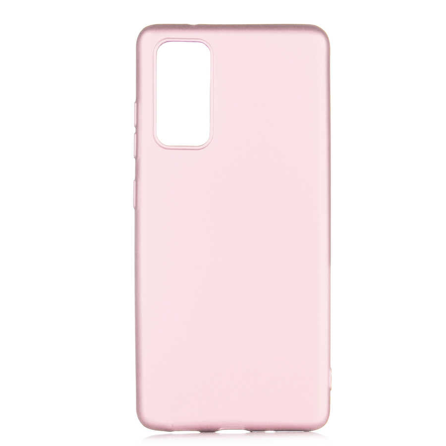 Galaxy S20 FE Kılıf Zore Premier Silikon Kapak Rose Gold