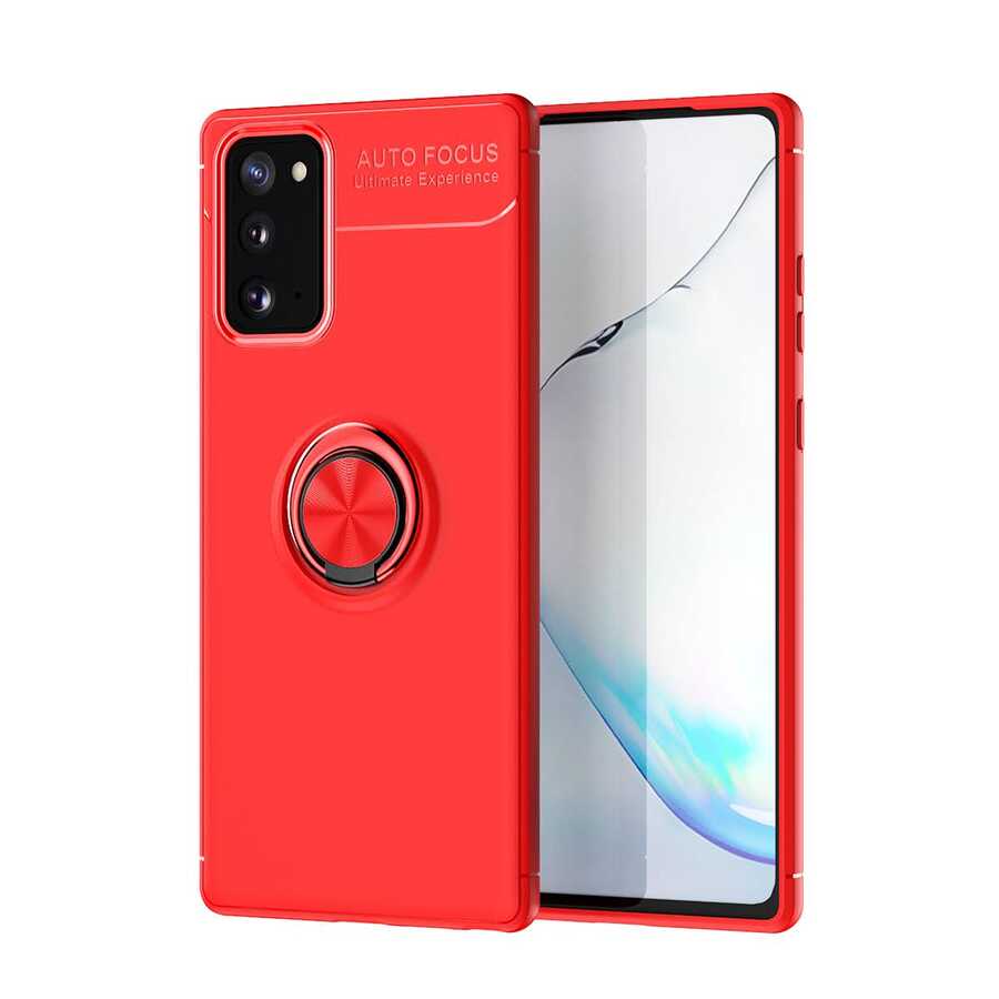 Galaxy S20 FE Kılıf Zore Ravel Silikon Kapak Kırmızı