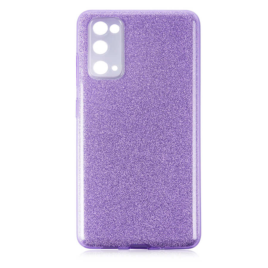 Galaxy S20 FE Kılıf Zore Shining Silikon Mor