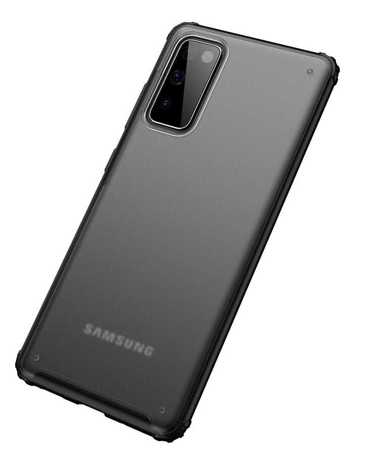 Galaxy S20 FE Kılıf Zore Volks Kapak Siyah