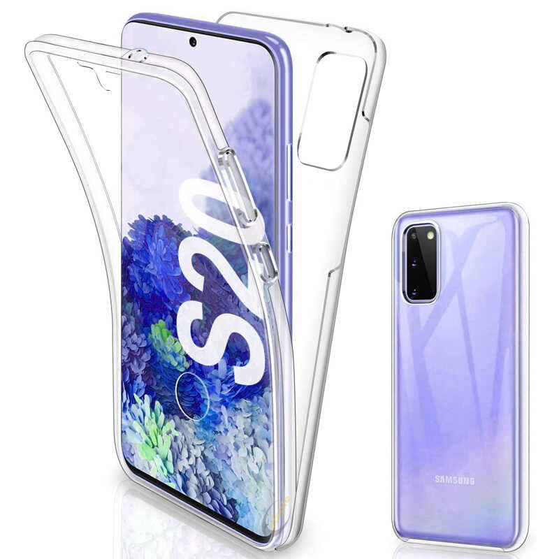 Galaxy S20 Kılıf Zore Enjoy Kapak Renksiz