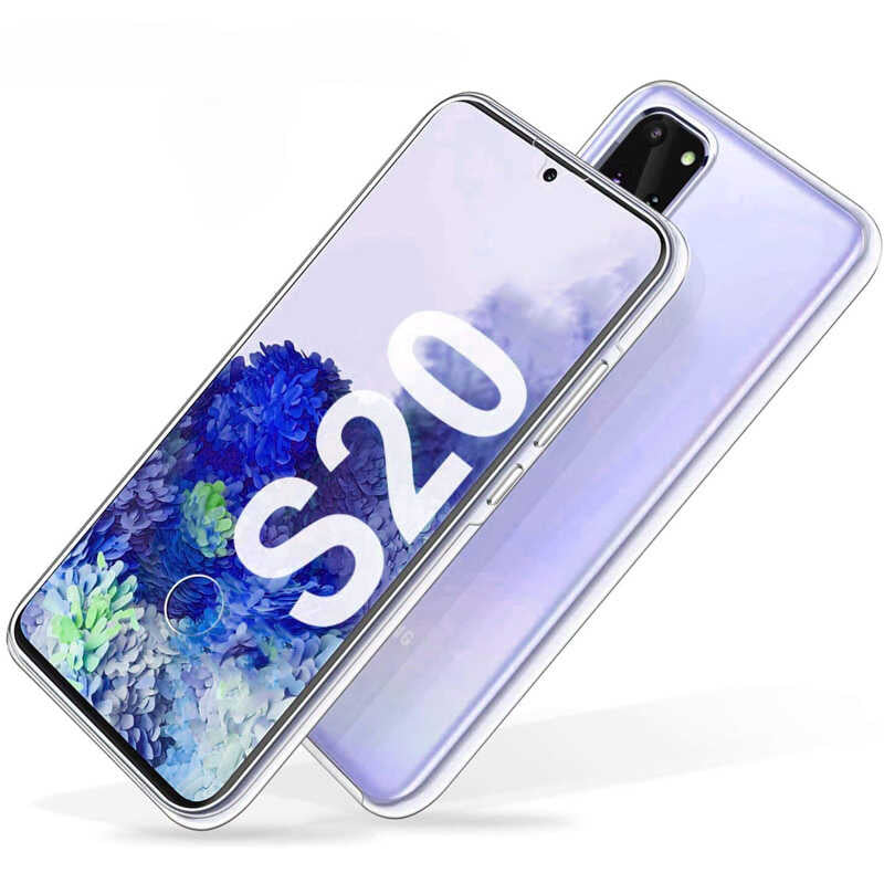Galaxy S20 Kılıf Zore Enjoy Kapak Renksiz