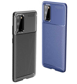 Galaxy S20 Kılıf Zore Negro Silikon Kapak Kahverengi