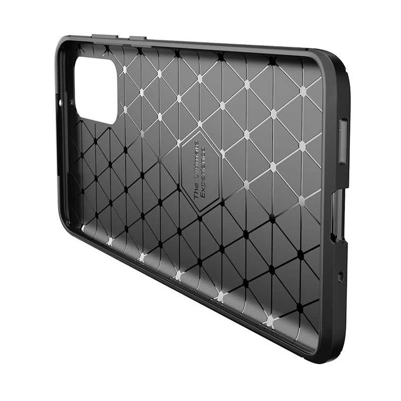 Galaxy S20 Kılıf Zore Negro Silikon Kapak Kahverengi