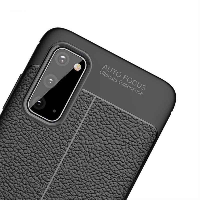 Galaxy S20 Kılıf Zore Niss Silikon Kapak Kırmızı