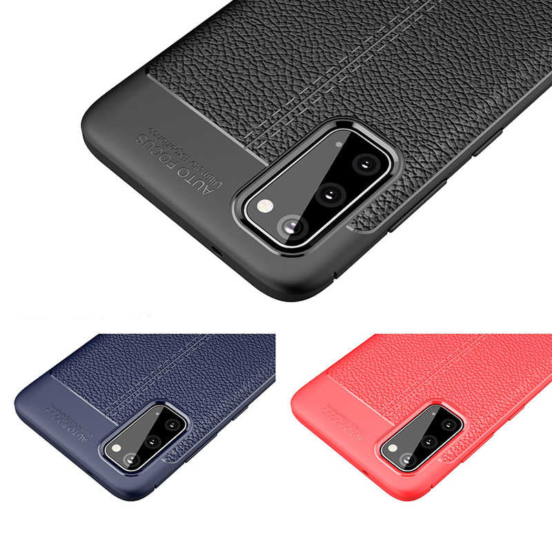 Galaxy S20 Kılıf Zore Niss Silikon Kapak Kırmızı
