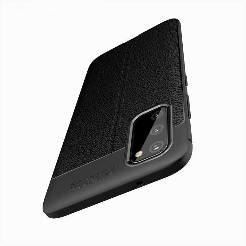 Galaxy S20 Kılıf Zore Niss Silikon Kapak Kırmızı