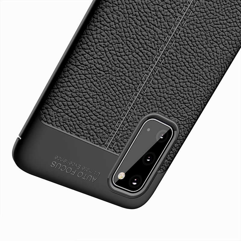 Galaxy S20 Kılıf Zore Niss Silikon Kapak Kırmızı