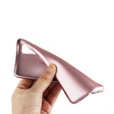 Galaxy S20 Kılıf Zore Premier Silikon Kapak Rose Gold