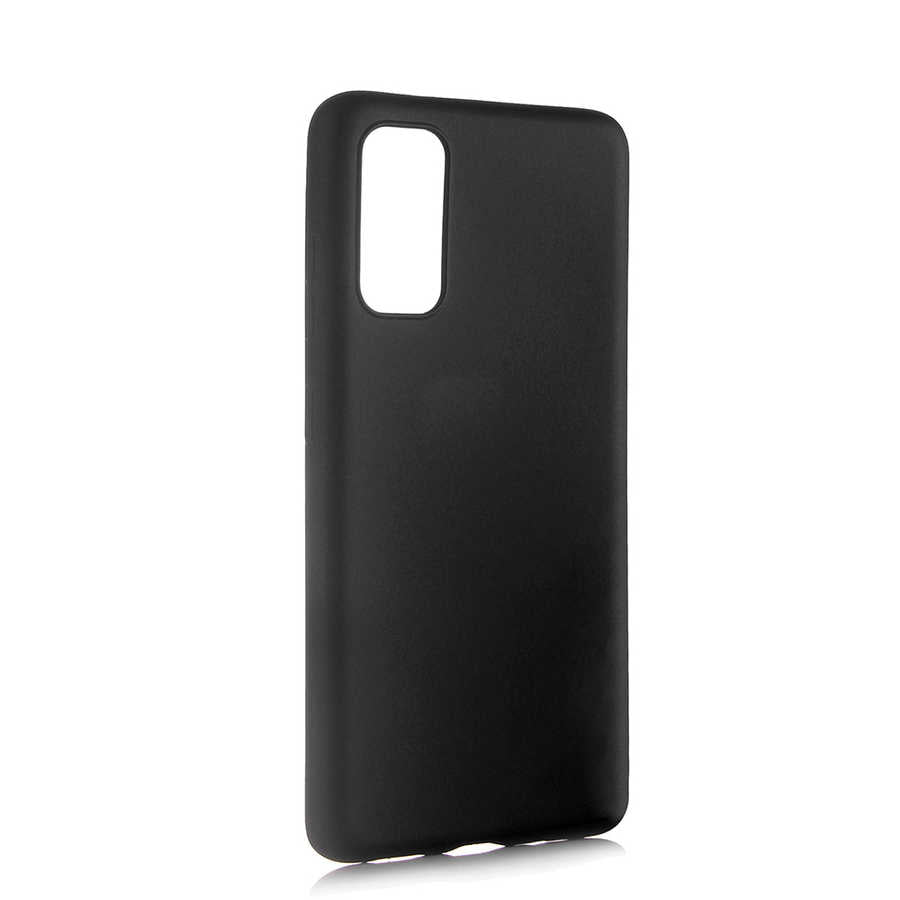 Galaxy S20 Kılıf Zore Premier Silikon Kapak Siyah