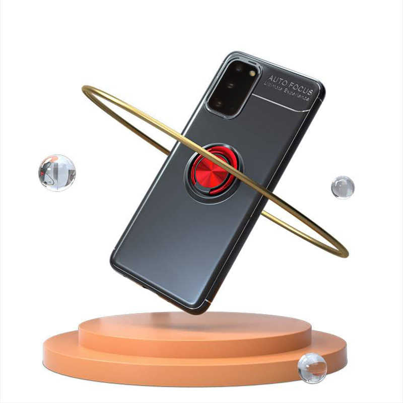 Galaxy S20 Kılıf Zore Ravel Silikon Kapak Kırmızı