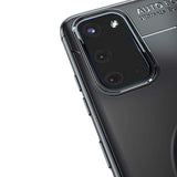 Galaxy S20 Kılıf Zore Ravel Silikon Kapak Siyah-Mavi