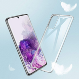 Galaxy S20 Kılıf Zore Süper Silikon Kapak Renksiz