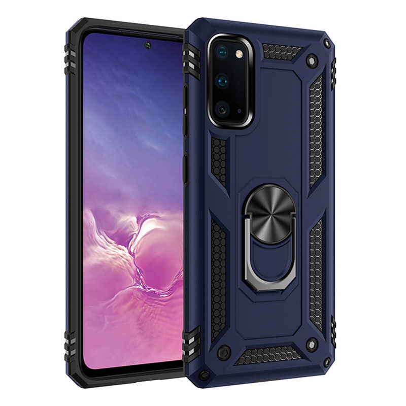Galaxy S20 Kılıf Zore Vega Kapak Gri