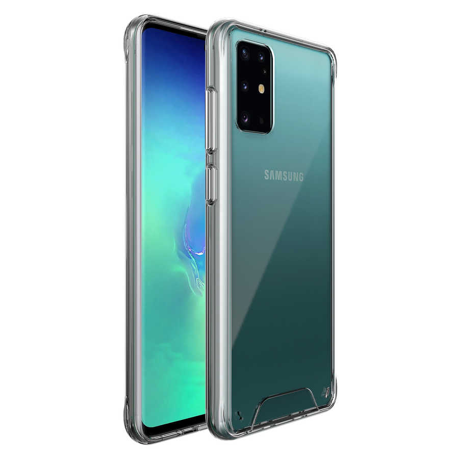 Galaxy S20 Plus Kılıf Zore Gard Silikon Renksiz