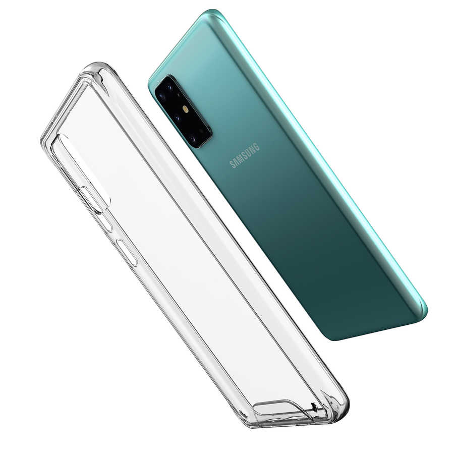 Galaxy S20 Plus Kılıf Zore Gard Silikon Renksiz