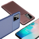 Galaxy S20 Plus Kılıf Zore Negro Silikon Kapak Lacivert