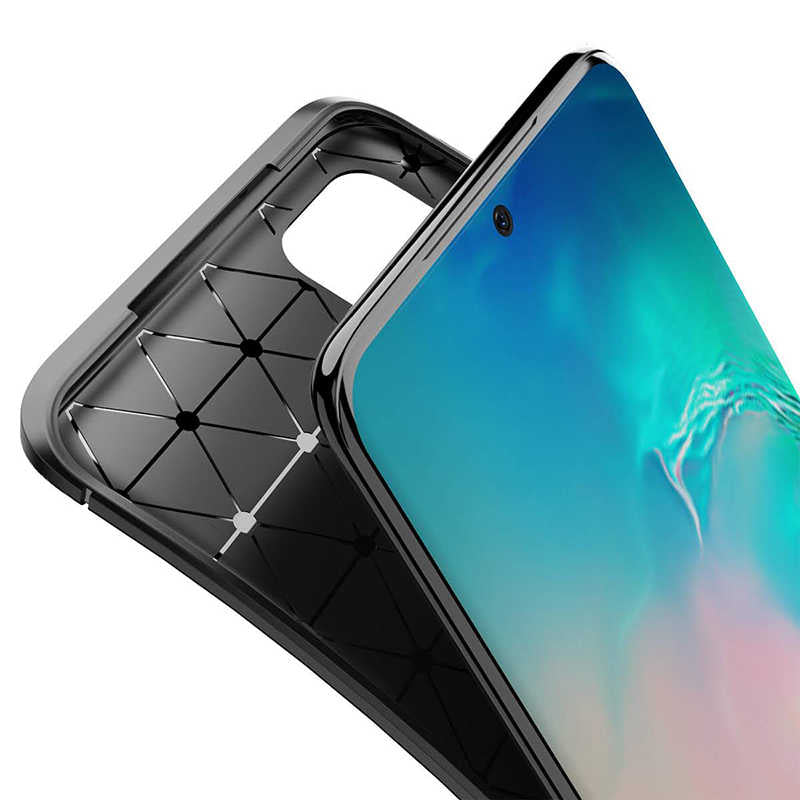 Galaxy S20 Plus Kılıf Zore Negro Silikon Kapak Siyah