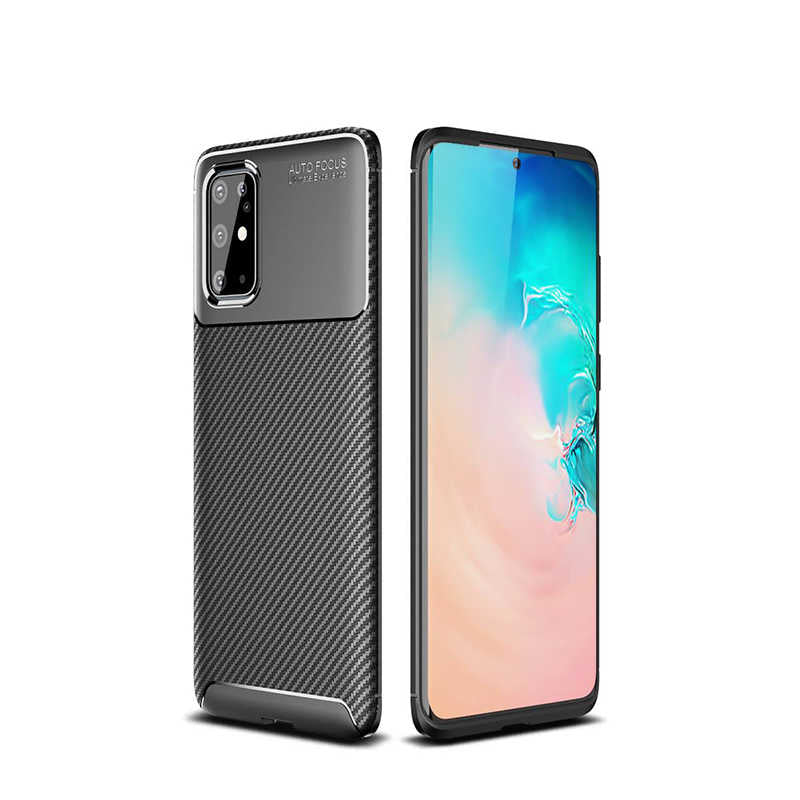 Galaxy S20 Plus Kılıf Zore Negro Silikon Kapak Siyah