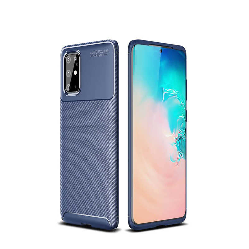 Galaxy S20 Plus Kılıf Zore Negro Silikon Kapak Lacivert