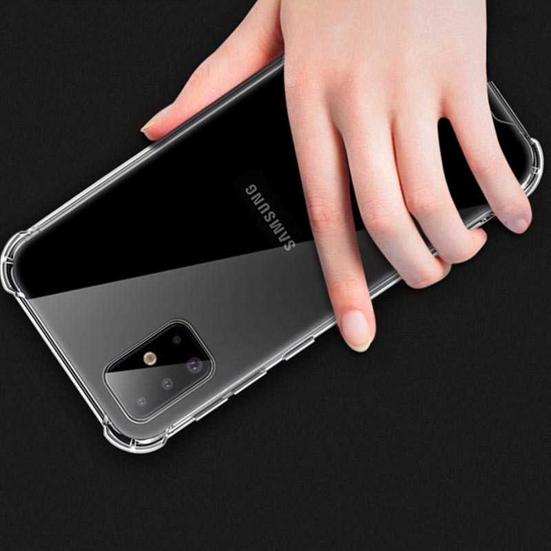 Galaxy S20 Plus Kılıf Zore Nitro Anti Shock Silikon Renksiz