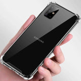 Galaxy S20 Plus Kılıf Zore Nitro Anti Shock Silikon Renksiz