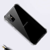 Galaxy S20 Plus Kılıf Zore Nitro Anti Shock Silikon Renksiz