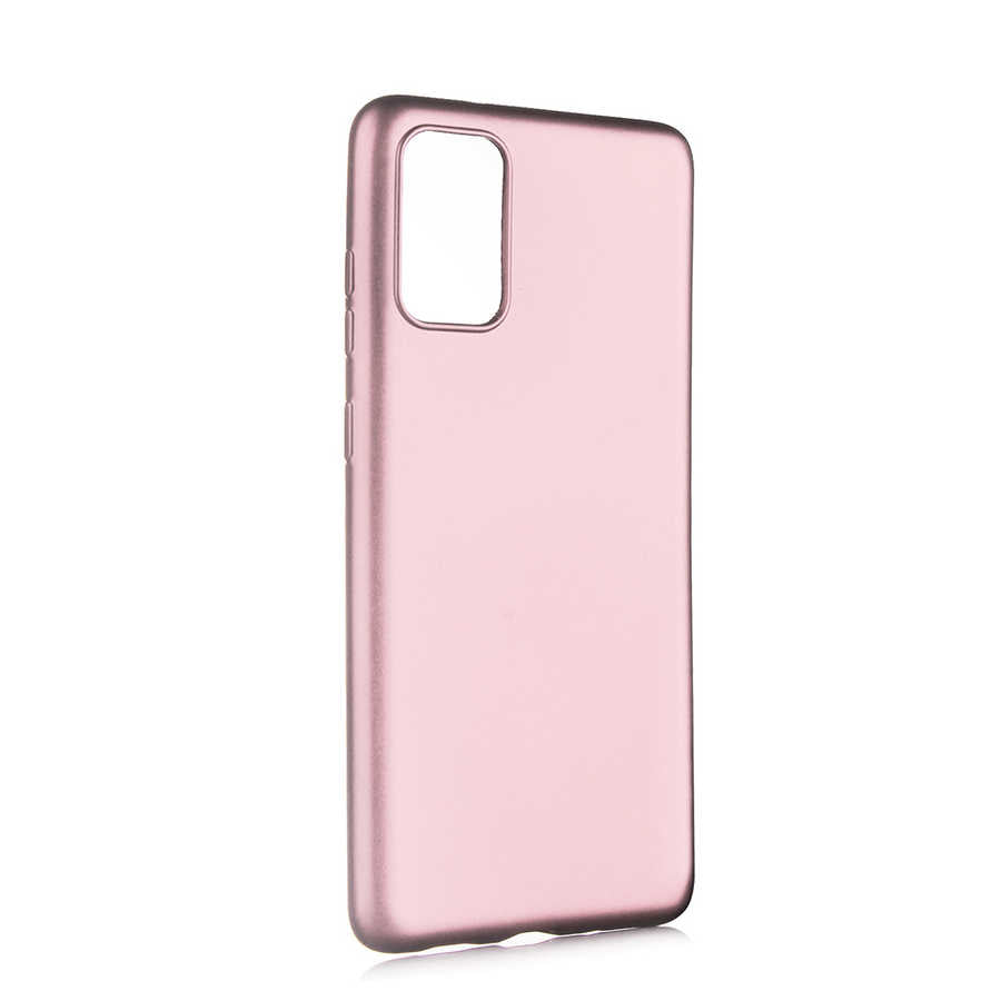 Galaxy S20 Plus Kılıf Zore Premier Silikon Kapak Rose Gold