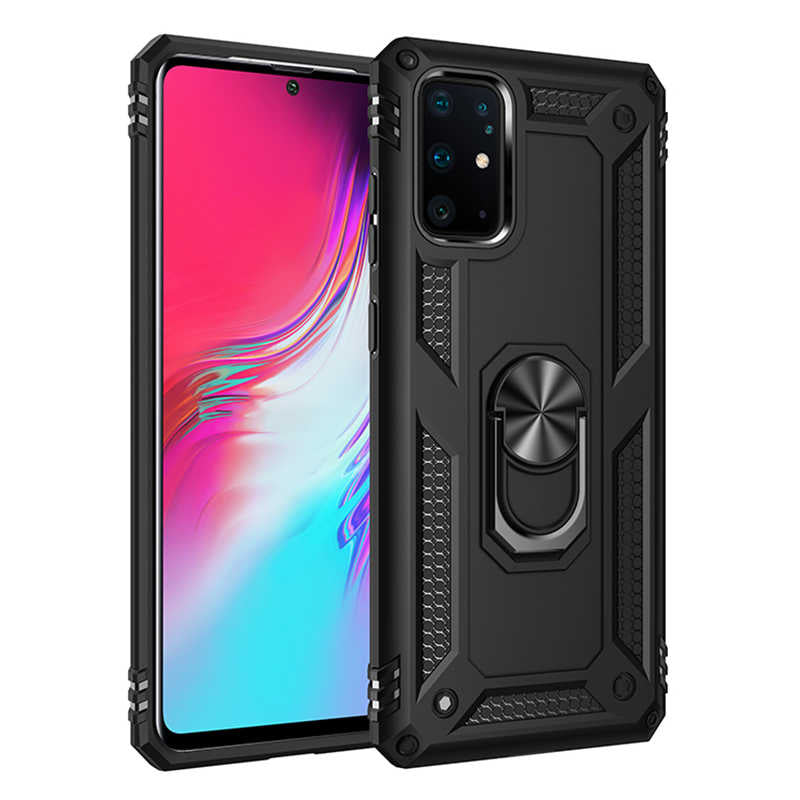 Galaxy S20 Plus Kılıf Zore Vega Kapak Siyah