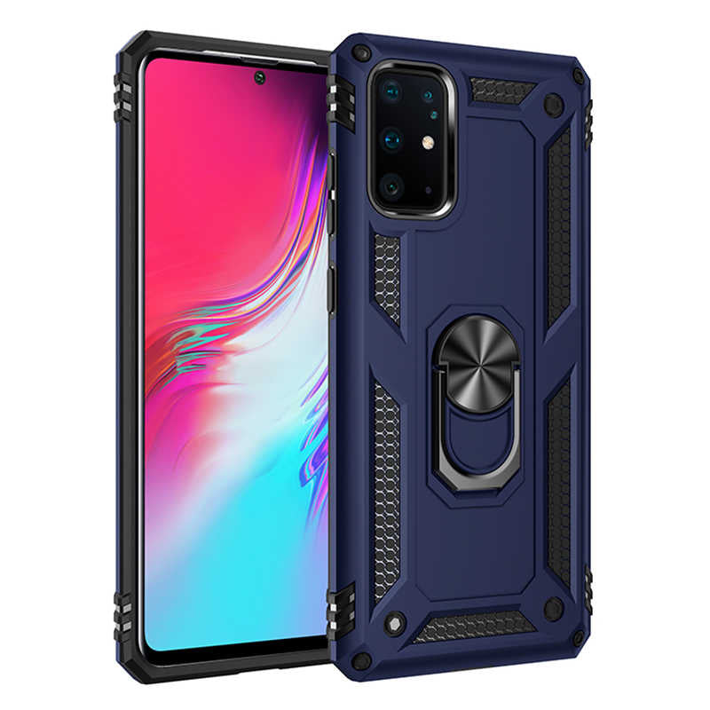 Galaxy S20 Plus Kılıf Zore Vega Kapak Mavi