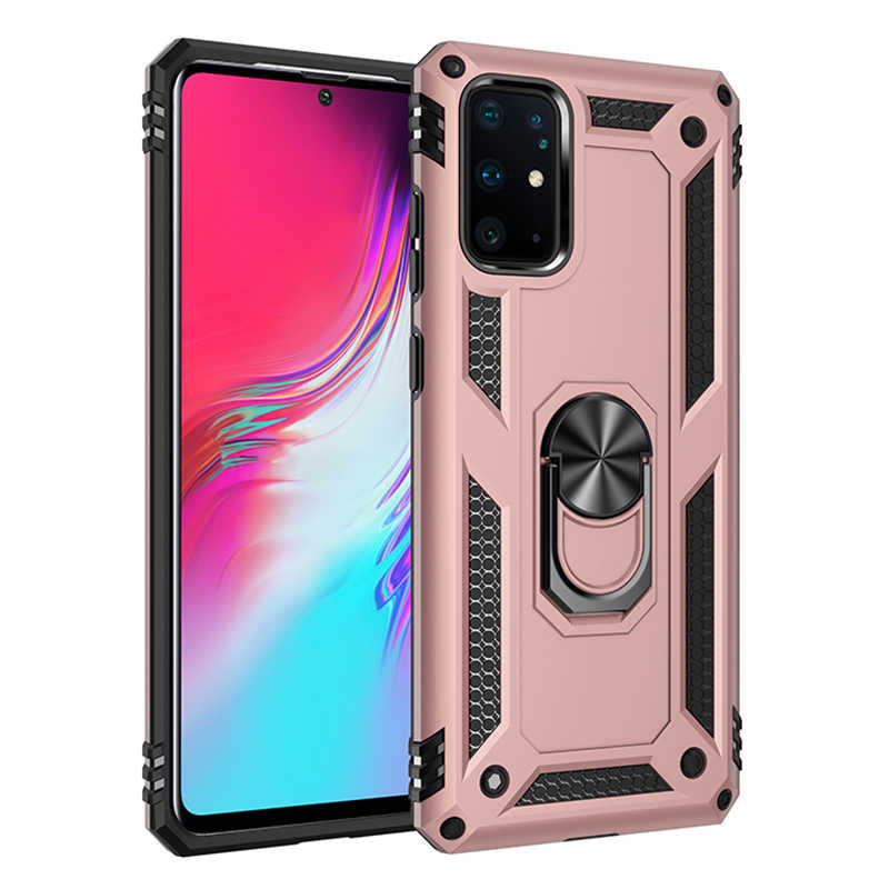 Galaxy S20 Plus Kılıf Zore Vega Kapak Rose Gold