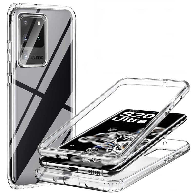 Galaxy S20 Ultra Kılıf Zore Enjoy Kapak Renksiz