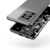 Galaxy S20 Ultra Kılıf Zore Kamera Korumalı Süper Silikon Kapak Renksiz