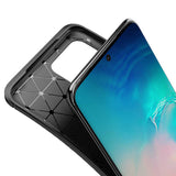 Galaxy S20 Ultra Kılıf Zore Negro Silikon Kapak Kahverengi