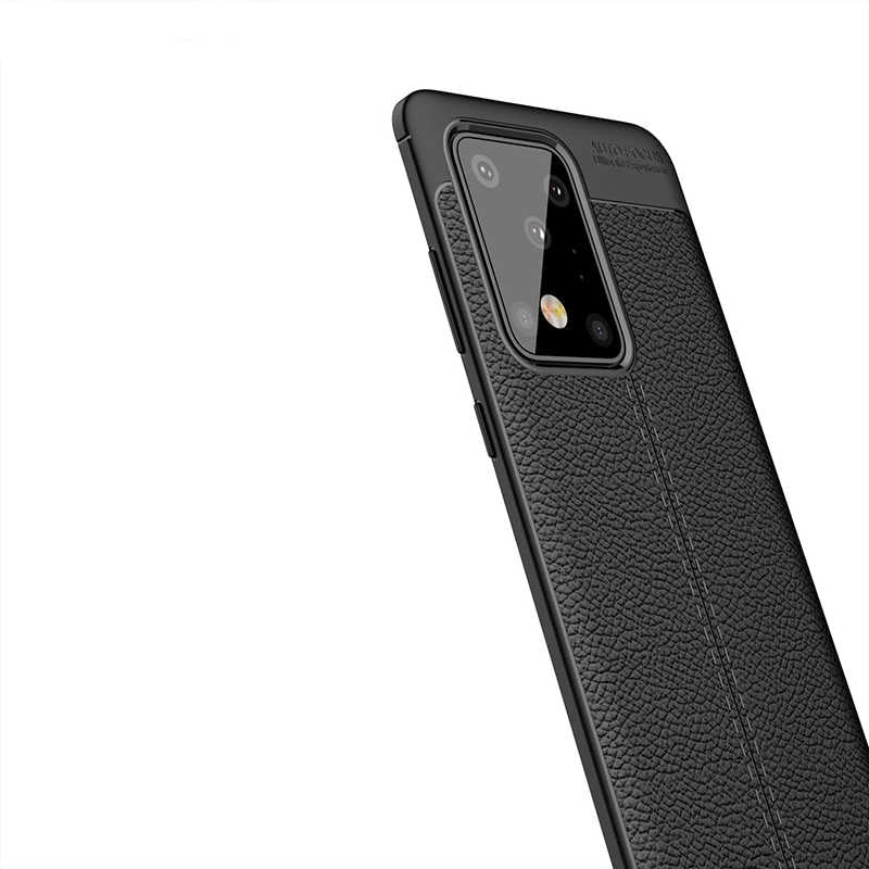 Galaxy S20 Ultra Kılıf Zore Niss Silikon Kapak Siyah