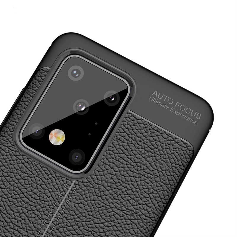 Galaxy S20 Ultra Kılıf Zore Niss Silikon Kapak Siyah