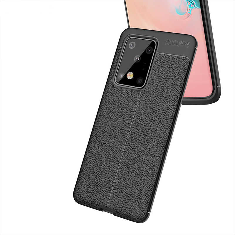 Galaxy S20 Ultra Kılıf Zore Niss Silikon Kapak Siyah