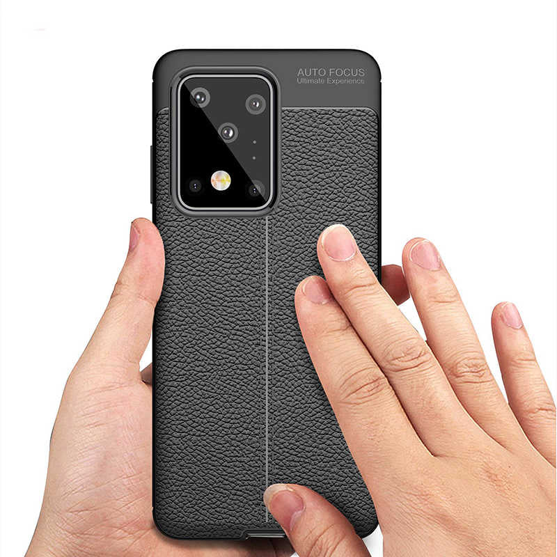 Galaxy S20 Ultra Kılıf Zore Niss Silikon Kapak Siyah