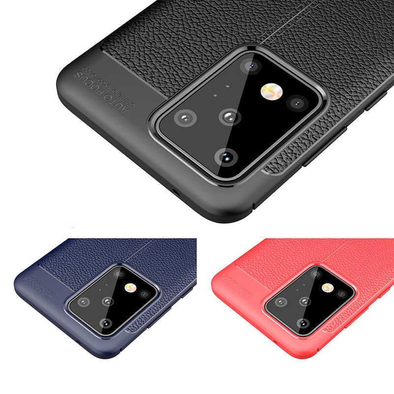 Galaxy S20 Ultra Kılıf Zore Niss Silikon Kapak Lacivert
