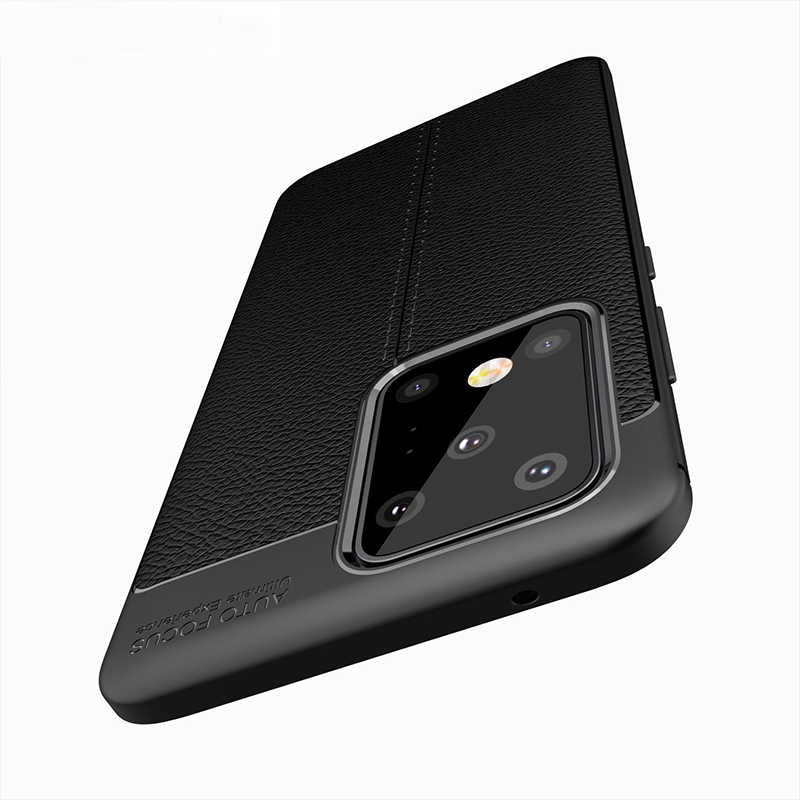 Galaxy S20 Ultra Kılıf Zore Niss Silikon Kapak Siyah