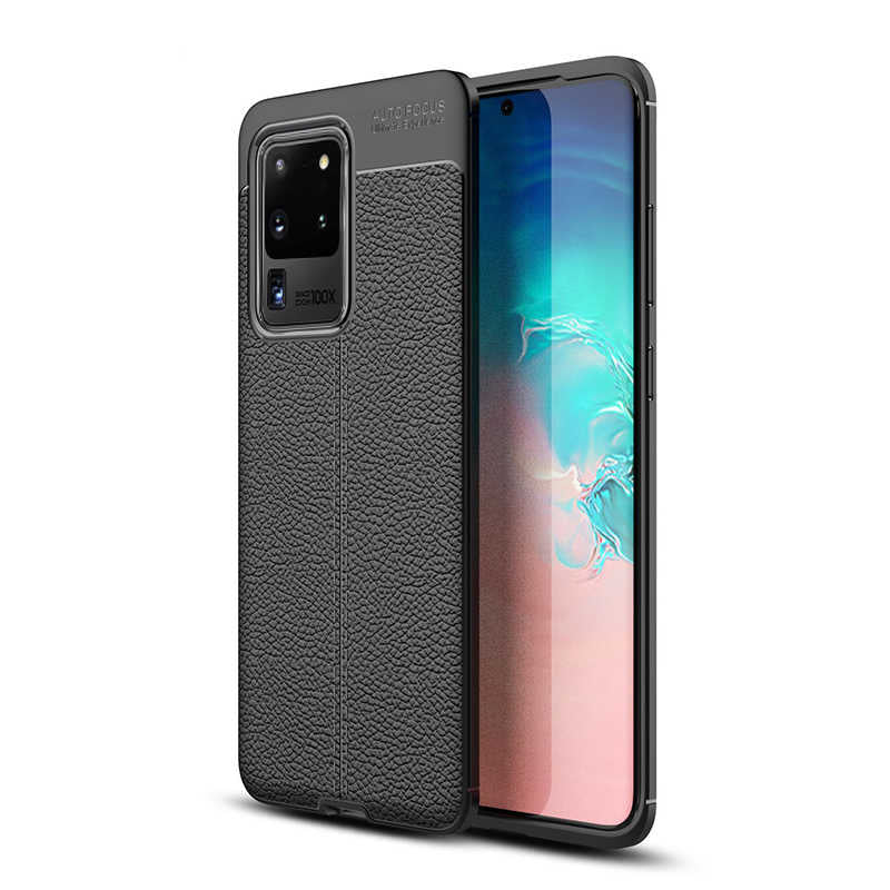 Galaxy S20 Ultra Kılıf Zore Niss Silikon Kapak Siyah