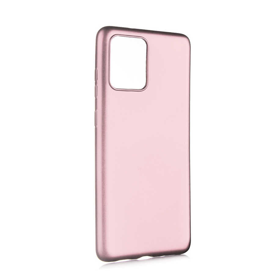 Galaxy S20 Ultra Kılıf Zore Premier Silikon Kapak Rose Gold