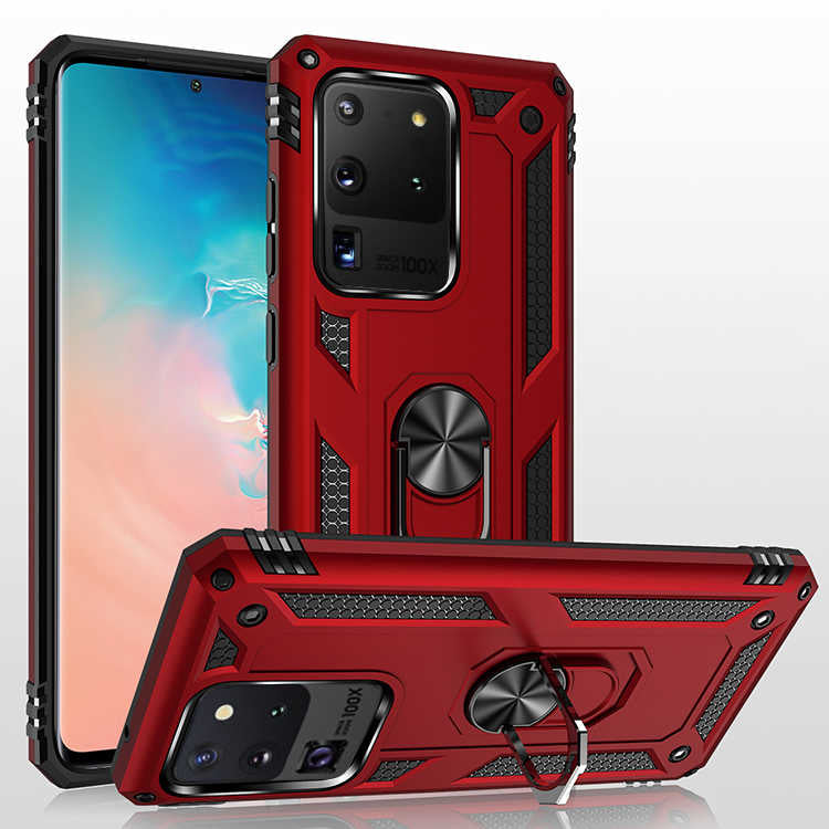 Galaxy S20 Ultra Kılıf Zore Vega Kapak Siyah