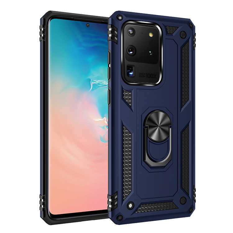 Galaxy S20 Ultra Kılıf Zore Vega Kapak Mavi