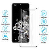 Galaxy S20 Ultra Zore Süper Pet Ekran Koruyucu Jelatin Siyah