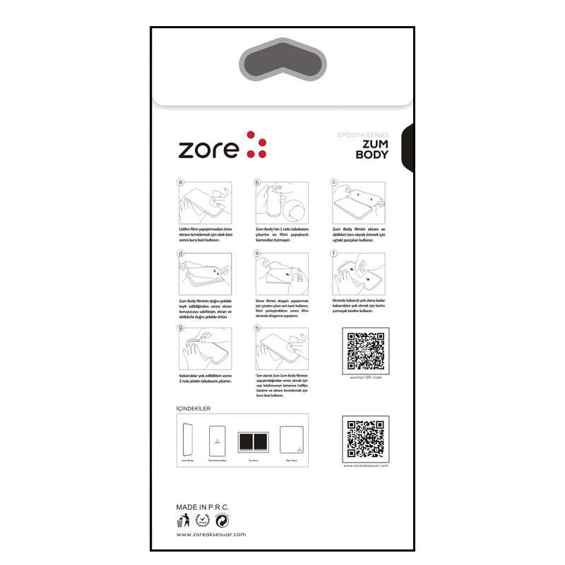 Galaxy S20 Ultra Zore Zum Body Ekran Koruyucu Renksiz